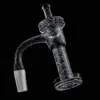 Full Weld Sandblasted Smoking Terp Slurper Set With Quartz Cap And Pill 20mmOD Seamless Welded Beveled Edge Sandblasting Slurpers Nails For Glass Bongs Rigs