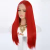 24 Inches Long Straight Synthetic Wig Simulation Human Hair Wigs for Women CX-18763