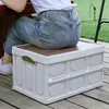 Автомобильный организатор складная коробка для хранения сундука Деревянная крышка крышка на открытом воздухе для кемпинга для пикника для барбекю BBQ Container Boxcar