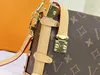 womens side trunk pm bags soft clutch handbags shoulder bag mens flower printing designer top quality real leather women box cruise resee M46358