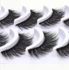 False Eyelashes Pairs 3D Soft Faux Mink Hair Natural Messy Crisscross Wispy Fluffy Extension Eye MakeupFalse