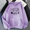 Harajuku Spy x Family Anya Smug Print Hoodie Women Goth Clothes Crew Neck Streetwear Grunge Wear Khak Sweatshirts Drop 220725