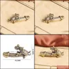 Keychains Fashion Accessories Creative Brass Elephant Male Penis Figurines Miniatures Home Decoration Man Genitals Car Keych Dh8Ut
