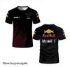 F1 Formula One T-Shirt 2022 New Verstappen Round Neck Shirt مع نفس SLCO المخصص