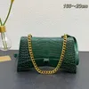 Mini Chain Totes Fashionable Design Hourglass Bag Novel Handbag with Irregular Shape High Quality Handbag Crocodile embossing 9 Styles color