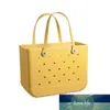 Practical Fashion Waterproof Woman Eva Tote Large Shopping Basket Bags Washable Beach Silicone Bog Bag Purse Eco Jelly Candy Lady Handbags