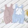 Baby Rompers Clothes Bunny Rabbit Knitted Born Boys Girl Jumpsuits Infant s Kids Easter Outfit Cartoon Costume 220426