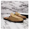 Women Princetown Slippers Mens Loafers Genuine Leather Cowhide Sandals Casual Shoes Metal Buckle Lace Lazy Slipper With Box8