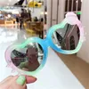 Jessie chuta novos 2022 crianças com óculos de sol infantil copos ao ar livre meninos meninas Baby Moda Shades Eyewear 1401 E3