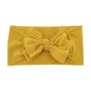 Accessoires pour cheveux Batik Bandeaux Bandeau Infantile Stretch Tricoté Chapeaux Bébé Bandeau Filles Solid Toddler Bowknot Basketball BandeauCheveux