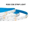 COB RGB Strip Light Set 810led/m 5m Contrôleur Alimentation IP20 12V Flexible Ruban Lumières Pour L'éclairage De Décoration