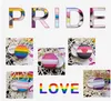 LGBT pins Transgender Rainbow Gay Intersex Asexual Pride lapel Love is Bisexual Pansexual pins panromantic tin badge mixed styles wholesale