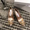 damesjurk schoenen luxe designer sandalen kristal diamant sexy puntschoen 8 5cm hoge hakken bruiloft glanzende hakken maten 3539