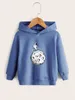 Toddler Boys Astronaut And Planet Print Hoodie SHE