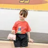 girls designer handbag cute kids PU letter casual messenger bags children zero purse fashion mini single shoulder bag F270254M