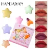 6 Color Star Mini Läppstift Set för flickor Bärbar Långvarig Lätt att bära Dam Makeup Handaiyan Läppstift Kit