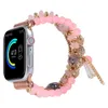 Sieraden kralenriem voor Apple Watch Ultra 49mm 8 7 45mm 41 mm 6 5 4 SE 44 mm 40mm Modearmband Dames Smart Watch Polsband Iwatch Series 3 2 1 42mm 38 mm Band