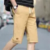 Szorty Mężczyźni Ubranie bawełniane szorty dla mężczyzn biegających sportem krótkie spodnie śladowe regularne kolano z kieszeniami 3xl 210322