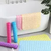 Banyo Mat Emme Kupası Güvenlik Duş Küvet Paspasları Anti Slip Banyo Zemin Mat PVC Su geçirmez Ayaklar Masaj Yastık Tuvalet Ped Halı Halı JY1203