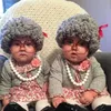 Mommy And Me Cappelli Capelli ricci Cappellini per parrucche per ragazze Ragazzo Autunno Inverno Berretto indiano Bambini Moda Turbante nato Po Puntelli 220514