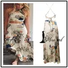 Beach Dresses Holiday Women Crop Top Midi Skirt Set Summer Sexy Skirts Trendy Two Pieces For Womens W220315