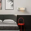 Duvar lambası kablosuz şarj led okuma ışıkları yatak odası için aplik modern usb başucu aydınlatma dekoru el nordic beyaz rotatablewall
