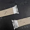 Correa de cuero Glitter Pu para Apple Watch 41 mm 45 mm 44 mm 42 mm 44 mm bandas de 38 mm de 38 mm Women Bling Belt Wutband Iwatch 7 6 5 4 3 SE Accesorios de banda de reloj
