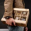 BOBO BIRD Leatherette Wrist Watch Display Box Organizer Storage Box Watch Holder Jewelry Display Case saat kutusu 220816