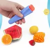 Ice Cream Tools Food Grade Silicone Popsicle Molds Star Shape Ice Pop Molds BPA Free Freezer Tubes with Lids Kitchen Tools