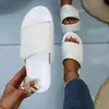 Sandálias verão moda roma mulheres sapatos confortáveis mulher peep toe sola grossa plana casual feminino sandaliassandals