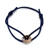 Aço inoxidável Trinity Ring String Charm Bracelet Três Anéis Alça de Mão Casal Pulseiras Para Mulheres Homens Designer de Moda Jóias Famosas 43