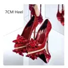 Dress Shoes McNabney 2022 Women Bling Rhinestone Pointed Toe Stiletto Heel Pumps Wedding Hand Made High Heels 34-43Dress