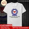 T-shirt in cotone dell'esercito di Singapore T-shirt personalizzata in jersey Fans fai-da-te Numero T-shirt High Street Fashion T-shirt casual allentata hip-hop 220616