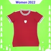 Vrouwen 2022 Wales voetbalterss 22 23 Girls voetbal shirt bale dames maillot de voet 2023 Ramsey Red Home S-XL vrouw