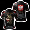 Polish Winged Hussar Cavalier Tattoo Custom Name Retro Armor 3DPrint Men Women Summer Funny Casual Polo Shirts Short Sleeves A1 220704