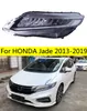 Honda Jade için Araba Farları 2013-20 19 kafa lambası LED Far H7 Turn Sinyal Yüksek Işın Gündüz Koşu Işıkları