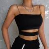 New Fashion Hot Sexy TEE Women Summer Casual Sleeveless Cut-Out Short Tee Shirt Crop Top Vest Strap Tank Blouse