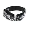 Dog Collars & Leashes Martingale Greyhound Collar Fabric Black Butterfly Adjustable 3.8cm Wide NecklaceDog