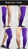 1PCS Sport Knee Support Tads Protector Brace Brace Breathable Anti-UV OUTDOOOR LEG SLANCHE DE BASKEVE