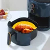 Autre ustensiles de cuisson 2 pièces friteuse à Air Pot en Silicone panier réutilisable résistant à la chaleur sans BPA plat de cuisson rond AccesOther