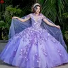 abiti da lavanda quinceanera