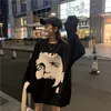 Maglioni O-Collo a maniche lunghe oversize Personaggio dei cartoni animati coreano Sueter Mujer Streetwear Pullover Harajuku da donna