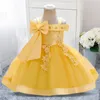 Girl's Dresses Kids Clothes Baby Girl Chlid Dress Ball Gown Birthday For Born Clothing Bow Princess Party 1 Year DressesGirl's