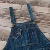 Combinaisons pour femmes Barboteuses pour femmes Femmes Denim Combinaison 2022 Bavoir Jeans Salopette Casual Basique Pantalon Long Grande Taille Loisirs Lâche