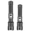 Flashlights Torches 1000000LM XHP100 Super Bright Built In 18650 Battery Led Usb Rechargeable Zoomable Torch Lantern Lamp Bulbs5063706