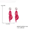 Boho Ethnic White Beaded Tassel Drop Dangle Earrings For Women High Quality Handmade Beads Pendant Jewelry Wedding Gift