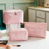 Cosmetic Bags & Cases Styles TPU Bag Large Capacity Waterproof Makeup Portable Toiletries Storage Pouch Lipstick Jewelry OrganizerCosmetic