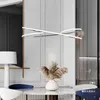 Pendelleuchten Moderne LED-Leuchten für Wohnzimmer Schlafzimmer Überzug Gold Chrom Küche Innen HängeleuchtePendant