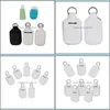 Party Favor Event Supplies Festive Home Garden 30Ml Hand Sanitizer Bottle Holder Keychain Neoprene Liquid S Dhtyd