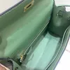 25cm Brand purse luxury Shoulder Bag women design handbag epsom Leather handmade stitching malachite avacado green etc colors wholesale price